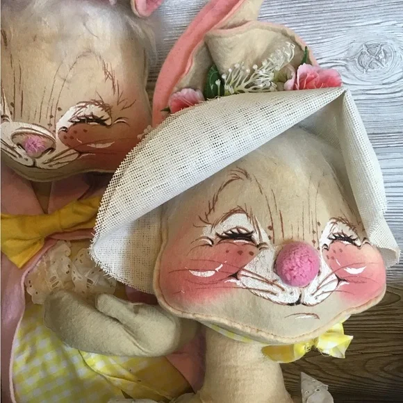 1968 Annalee Easter Parade Rabbits - Picture 2 of 8